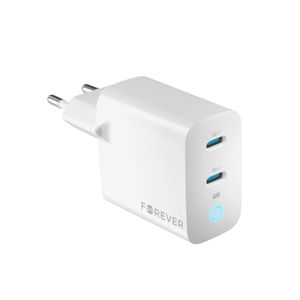 Forever TC-06-40CC GaN PD QC Laturi 2x USB-C 40W