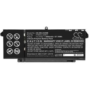 DELL Latitude 5320 / 7320 / 7420 / 7520 akku 3800mAh