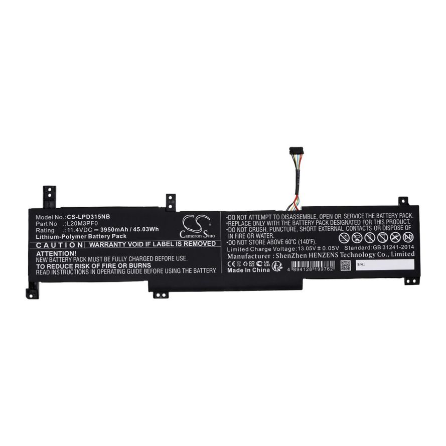 Lenovo IdeaPad 3 15 / L20C3PF0 akku 3950mAh