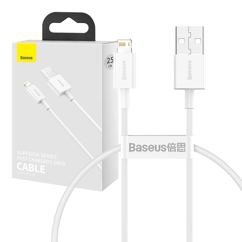 Baseus Superior USB kaapeli - Lightning 0,25 m